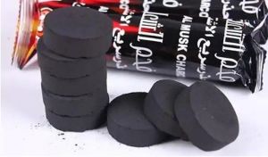 1 packet 10 PCS Natural Wood Star Light Lucky Charcoal For Shisha Hookah High Heat Lemon Coals Bangladesh (New)