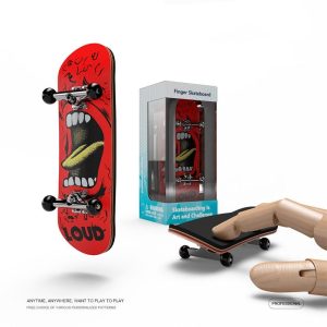 【Eco-friendly】 Fingerboard Wooden Fingerboard Set Finger Scooter Finger Board Maple Wood Professional Mini Skateboard Kid Toys For Boys Bangladesh (New)