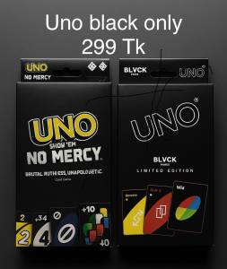 “UNO No Mercy & BLVCK Edition – Premium Duo Pack” Bangladesh (New)