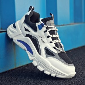 【Fast and Reliable Shipping】 2024 New Spring Men's Shoes Fashionable Spring Breathable Mesh Shoes Sports Casual Running Torre Trendy Shoes All-Match Ins Bangladesh (New)