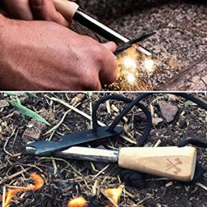 Wood Frame Emergency Fire Starter / Magnesium Flint Bangladesh (New)
