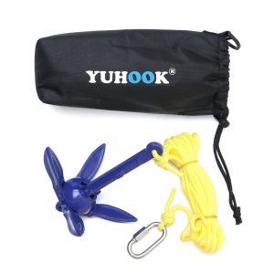 【Deal】 fishing Anchor Universal Aluminum Canoe Boat Folding Marine Kayak Anchor Bangladesh (New)