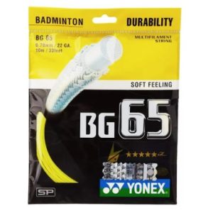 Yonex BG 65 Titanium Soft / Hard Feeling Hi Tension Badminton Racket String Bangladesh (New)