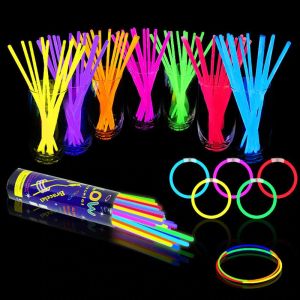 05 Pcs Glow Sticks Party Supplies Glow Bracelets Wedding Birthday Party Bangladesh (New)