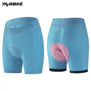 YKYW Women's Breathable Cycling Shorts Mesh Race Bike Underwear Blue Purple Black Pink Bicycle Shorts 3D Padding Lightweight Bangladesh (New)