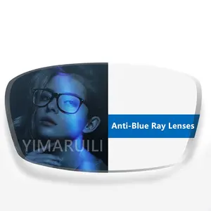 YIMARUILI 1.56 1.61 1.67 1.74 Anti-reflective Anti-scratch UV400 Anti-blue Light Lenses HMC Coating CR39 Resin Optical Lens Bangladesh (New)