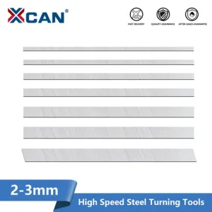 XCAN 2-3mm High Speed Steel Turning Tools  CNC Lathe Turning Tool Bar White Steel Lathe Machining Tools Bangladesh (New)