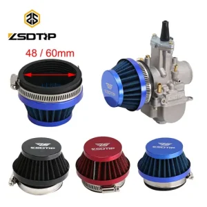 ZSDTRP Universal Carburetor Air Filter Cleaner 48mm 55mm 60mm Motorcycle Scooter For KEIHI KOSO MIKUNI OKO Carburetor Bangladesh (New)