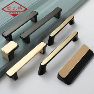 WV Luxury Kitchen Cabinet Storage Handles Dressers Closet Cupboard Drawer Knobs Cabinet Door Handles Wardrobe Furniture Hardware Bangladesh (New)
