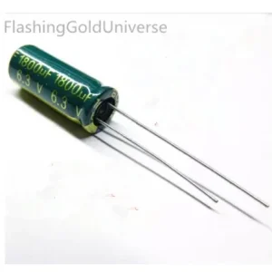 【Popular】 100PCS/SET 6.3V 1800UF Aluminum Electrolytic Capacitors 1800UF/6.3V 8X16MM 8X20MM 105C best quality New origina Bangladesh (New)