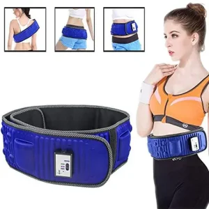 X5 Vibration Full Body Belt Abdominal Massager Electric Waist Fat Burning Slimming Belt Weight Loss Equipment Muscle Stimulator Bangladesh (New)
