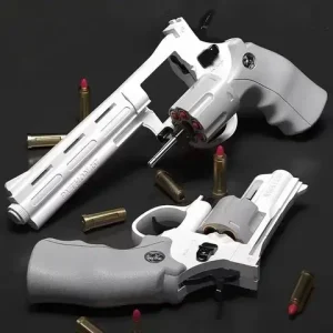 ZP5 357 Continuous Firing Revolver Pistol Launcher Soft Dart Bullet Toy Gun for Kids Adults Outdoor CS Battle Game Fun Play Bangladesh (New)