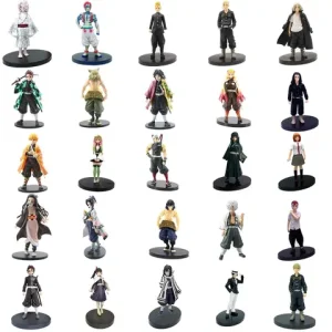 *Anime Demon Slayer Figure Kamado Tanjirou Nezuko Action Figures PVC Model Toys Zenitsu Figurine Inosuke Kimetsu No Yaiba Figura Bangladesh (New)