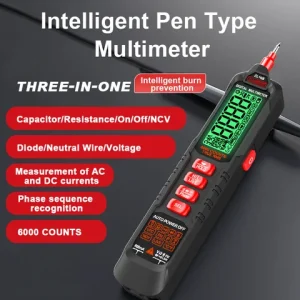 ZL16B Rechargeable Digital Multimete True RMS Multifunction High Precision Tester NCV AC/DC Votage Current Resistance Ohm Tool Bangladesh (New)