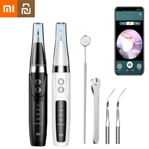 Xiaomi YOUPIN Electric Visual Ultrasonic Dental Scaler Tooth Cleaner Calculus Remover Teeth Whitening Portable Tartar Eliminator Bangladesh (New)