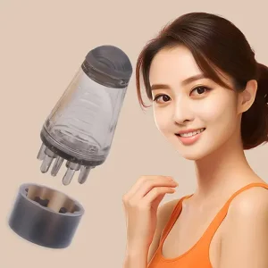[Scalp Applicator Hair Regrowth & Styling Solution Guide Comb Hexagon Head Oil Roller Ball Massage Comb Massage Relaxation Tools Bangladesh (New)