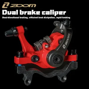 ZOOM DB680 MTB Double Driver Disc Brake IS/PM 160mm Mountain Bike Mechanical Caliper Dual Piston Electric Bilateral Drive Bicycl Bangladesh (New)