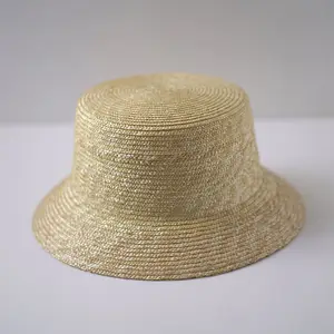 Women Summer Hats Wide Brim Bucket Hats DIY Fine Straw Hats Beach Sun Hats Kentucky Derby Outdoor Travel Hats UV protection Bangladesh (New)