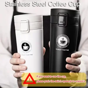 0.5L Thermal Mug Double Wall 304 Stainless Steel Coffee Cup Vacuum Flask Thermos Water Bottle Tea Coffee Leak-proof Thermos Mug Bangladesh (New)