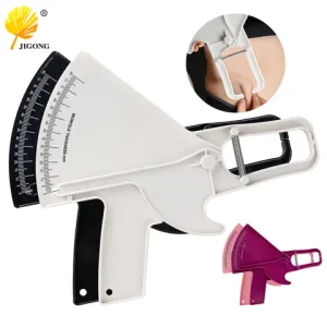 0-80mm Body Fat Measure Tester Analyzer Sebum Caliper Clamp Shaped Ruler Skinfold Test Instrument Measuring Tape Bangladesh (New)