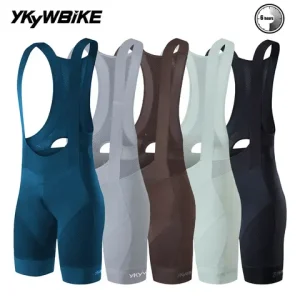 YKYWBIKE Men's Cycling Bib Shorts Road Bike Bibs Bicycle Tights Cycling MTB Bib Pants with 6 Hours Padded Belgium Padding Bangladesh (New)