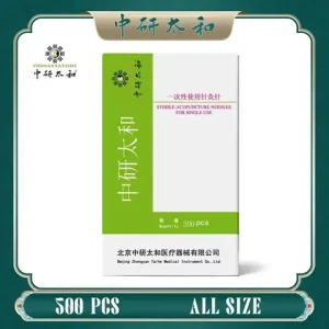 ZHONGYAN TAIHE 500 Pcs Acupuncture Needle with Tube ALL Size Acupuncture Disposable Sterile Beauty 1 BOX Massage Sterilze Needle Bangladesh (New)