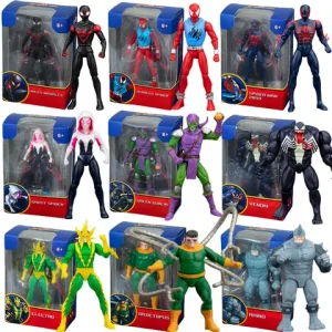 ZD Original Spider Man 4inch GREEN GOBLIN Doctor Octopus VENOM Action Figures MILES GWEN ELECTRO SCARLET SPIDER 2099 RHINO Toys Bangladesh (New)