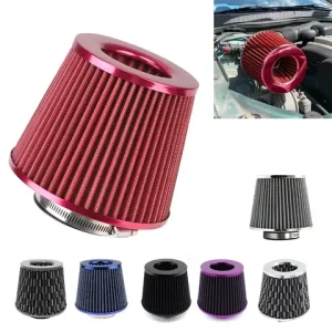 "Universal 76mm Mushroom Head Air Filter - High Flow Performance Replacement - Ideal for Car Modifications & Engine Tuning Bangladesh (New)