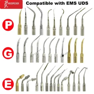 Woodpecker Dental Scaler Tips Ultrasonic Tooth Cleaning Machine Cutter Head Endo Perio Scaling Tips Fit EMS UDS Scaler Handpiece Bangladesh (New)