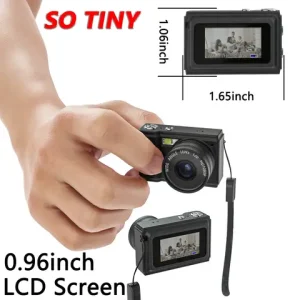 0-128G Mini 1080P Small Digtal Camera with Screen Bodycam Compact Kids Camcorder Indoor Outdoor Sport Video DV Recorder Body Cam Bangladesh (New)