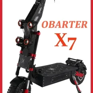X7 Adult Electric Scooter 90KM/H 14-inch 60V60AH Peak 8000W IP60 Foldable Electric Scooter Off-Road Electric Scooter Bangladesh (New)
