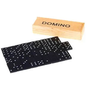Wood Domino Blocks Kits Domino Board Games Travel Funny Table Game Domino Toys For Kid Children Domino Board Games Family Game Bangladesh (New)