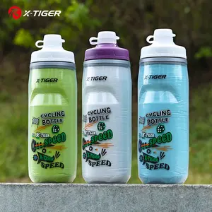 X-TIGER Water Thermal Bottle 620ml PP Cycling Sport Water Bottle 4H Ice & Heat Retention One-Handed Squeeze Drinking Bike Cup Bangladesh (New)