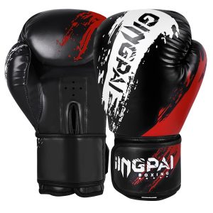 1 Pair Adult Kid Boxing Gloves Men Punching Training Sparring Comfortable Adjustable Fighting Mitts Hand Protector Black Red Blu Bangladesh (New)