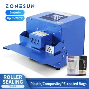 ZONESUN ZS-GLF1 Portable Bag Sealing Machine Aluminum Foil Composite Plastic Film PE Coated Paper Food Packaging Sealer Roller Bangladesh (New)