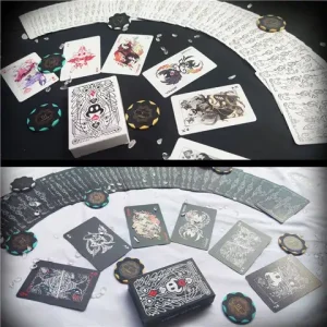 @Hollow Knight Standard Poker Card Set Black and White Playing Card Game Card Group Portable Creative Board Game Gift Collection Bangladesh (New)