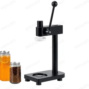 XEOLEO Commercial Manual Press Can Sealer Machine Milk Tea Drink 55mm PET Can Capping Machine Kitchen Tools Height-adjustable Bangladesh (New)