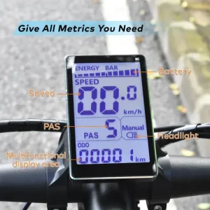 [Haytrix-M5] Electric Scooter Parts speedometer for bicycle Cycling Accessories Bicycle Display Lcd Screen bicycle computer Bangladesh (New)