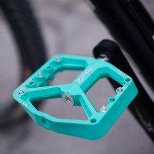ZTTO Ultralight Flat Pedal Sealed Bearings XC AM MTB BMX Bicycle Anti-slip Big Foot Pedal 303g DU Bushing Nylon Pedals 9/16" Bangladesh (New)