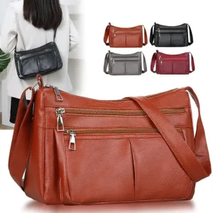 Women's Bag 2026 Trend Korean Handbags Designer Luxury Brand Ladies Shoulder Bags Soft Leather Fashion Versatile Crossbody Bag Bangladesh (New)