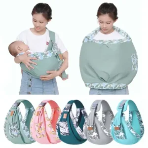 0-36M Baby Wrap Newborn Sling Three Usages Infant Nursing Cover Baby Carrier Backpack Carrier Mesh Breastfeeding Carriers Up Bangladesh (New)