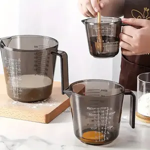 Z. 1 Pcs Baking Liquid Measuring Cups PS Scale Cup Plastic Measuring Volume Beaker Kitchen Baking Tools 150/300/600/1000ml Bangladesh (New)
