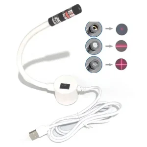 {PH}USB Red Laser Positioning Light Infrared Working Lamp Cutting With Magnetic Base DC5V Line/Cross Sewing Machine Accessories Bangladesh (New)