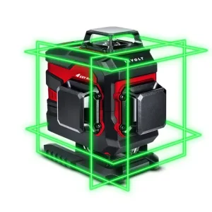 YEVOLT YVGLL4XS16 Series Green Laser Level 4-Plane 16-Line Self-leveling 360 3D Horizontal & Vertical Power Measuring Tools Bangladesh (New)