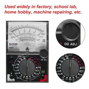 YX-360TRN AC/DC Analog Multimeter With Test Pen 1000V Handheld Pointer Analog Meter Multimeter Voltmeter Amperemeter Bangladesh (New)