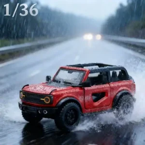 (Bagged) 1/36 New Hummer Convertible Off-Road Pullback Car - Children's Toy, Die-cast Metal, Powerful Engine Bangladesh (New)
