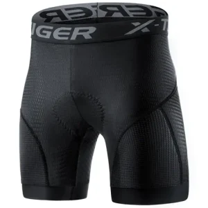 X-TIGER Men's Cycling Underwear Shorts 5D Padded Sports Riding Bike Bicycle MTB Liner Shorts with Anti-Slip Leg Grips Bangladesh (New)