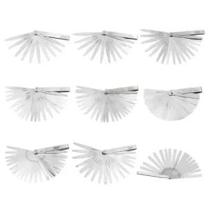XXUA Feelers Gauges Set Stainless Steel Metric and Standard Thickness Gauges Tapered Bangladesh (New)