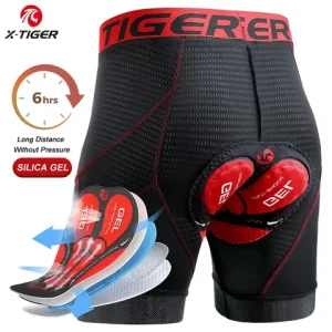 X-TIGER Breathable cycling shorts Pockets Gel padded Reflective Bicycle MTB underwear Sports Leisure Pants Cycling clothing Bangladesh (New)