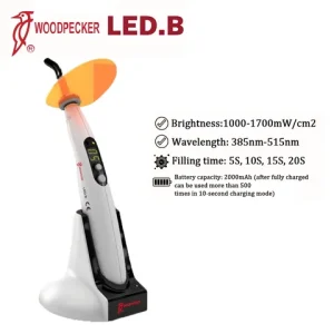 Woodpecker LED B Dental Curing Light Wireless Teeth Whitening Resin Photopolymerizer for Dentistry Filling And Resin Cure Bangladesh (New)